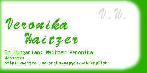 veronika waitzer business card